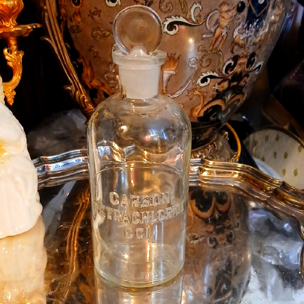 Glass Apothecary Bottle, CCL4